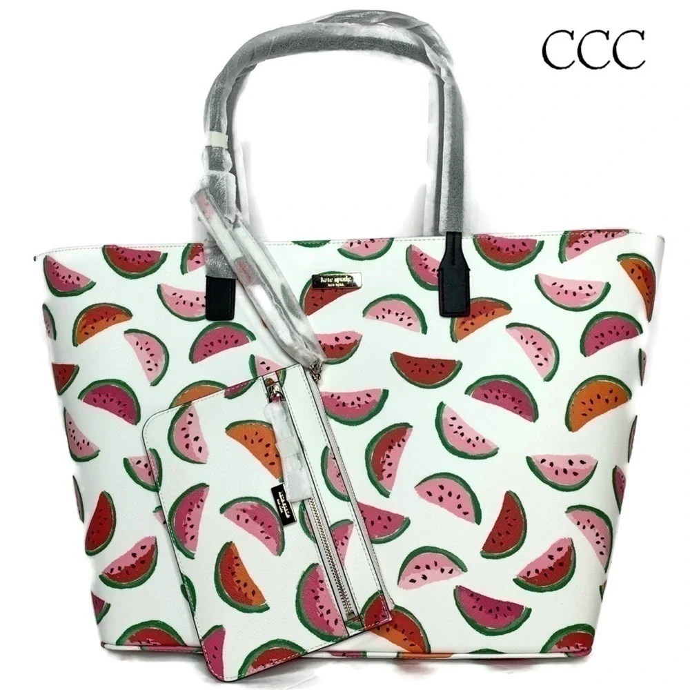 Kate Spade Watermelon 🍉 Large Tote & Wristlet Set